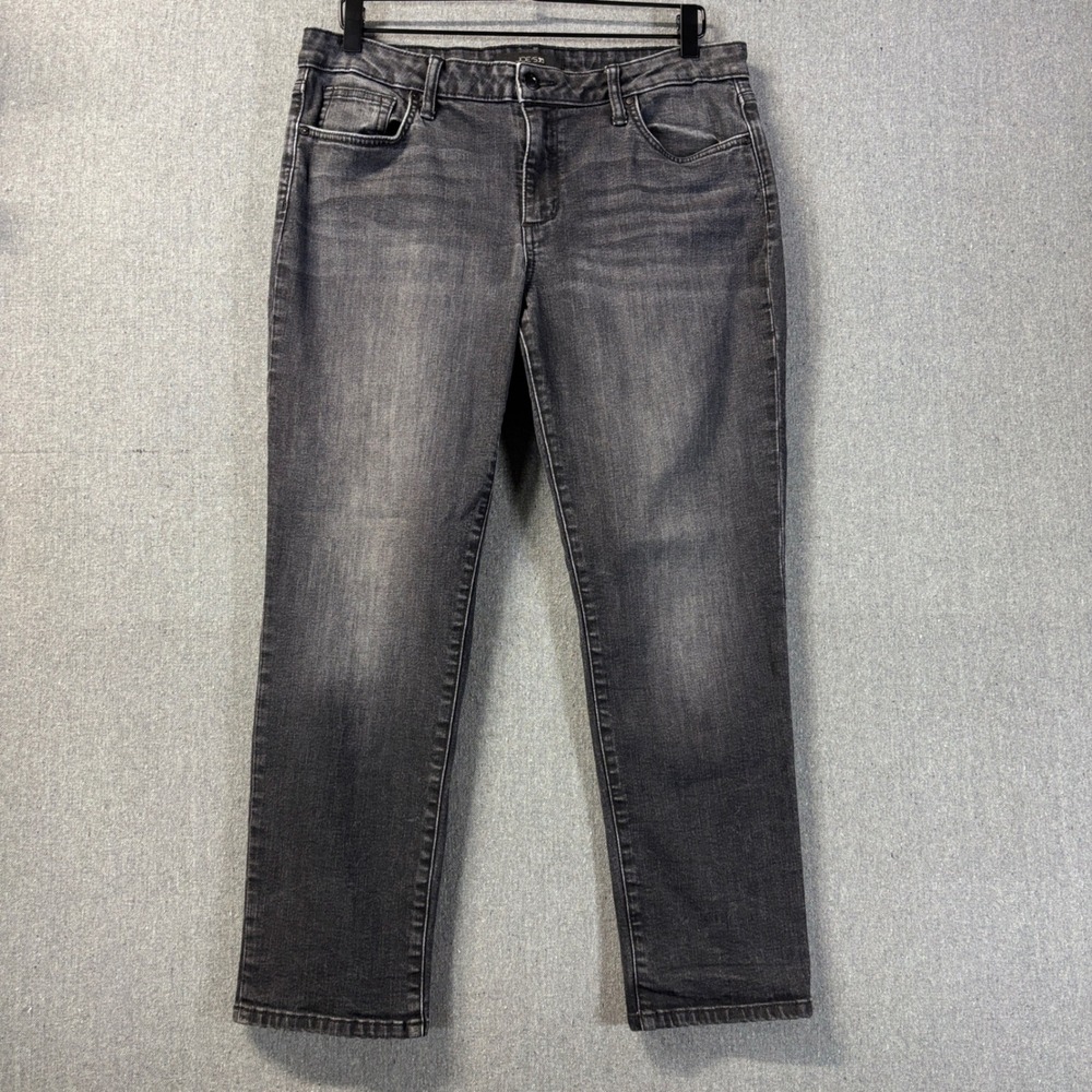 Joe's Jeans Grey Straight Leg Jeans Mid Rise Faded Wash Classic Denim Sz 31